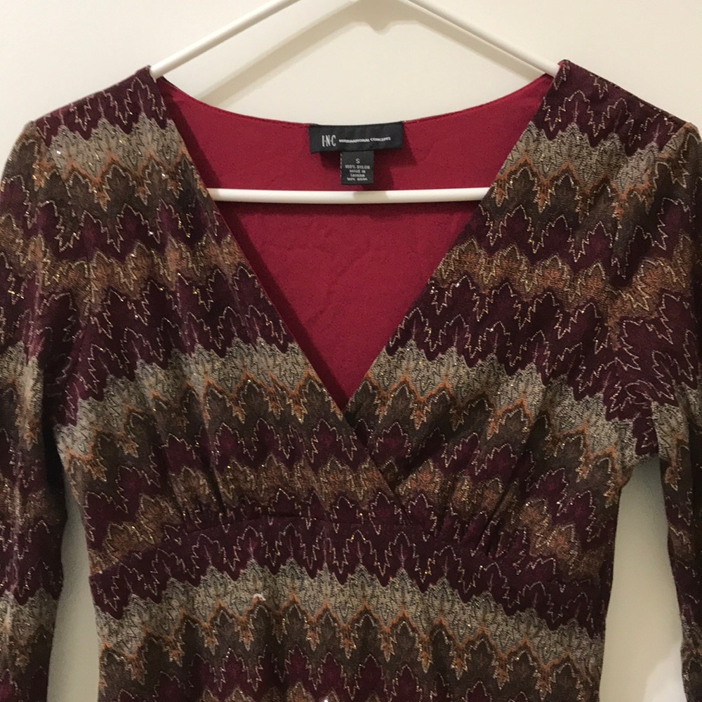 INC International Concepts - dressy top- small
